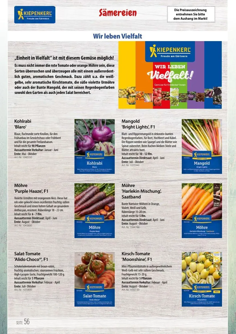 KIEBITZMARKT Angebote von 15. Mai bis 21. Mai 2026 - Prospekt seite 56