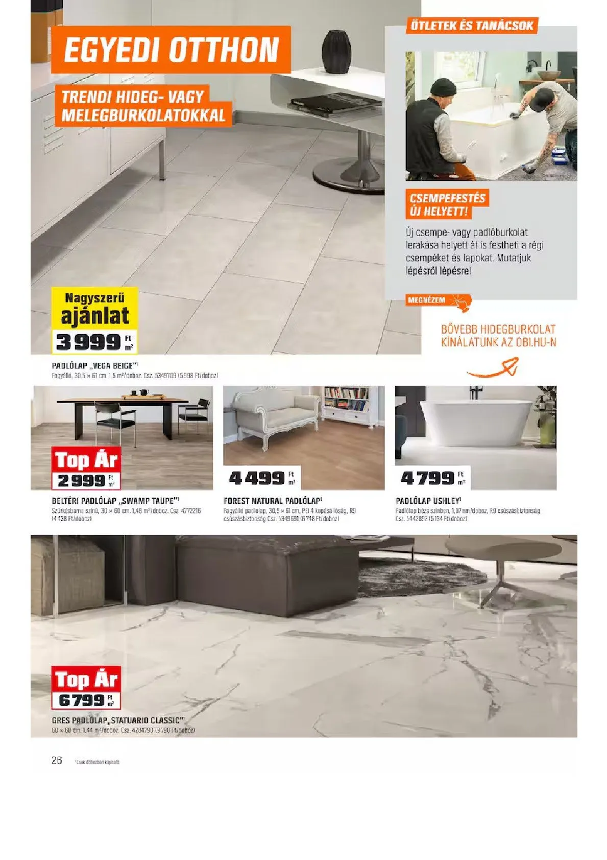 Katalógus OBI legfrissebb ajánlatai március 9.-tól március 29.-ig 2026. - Oldal 58