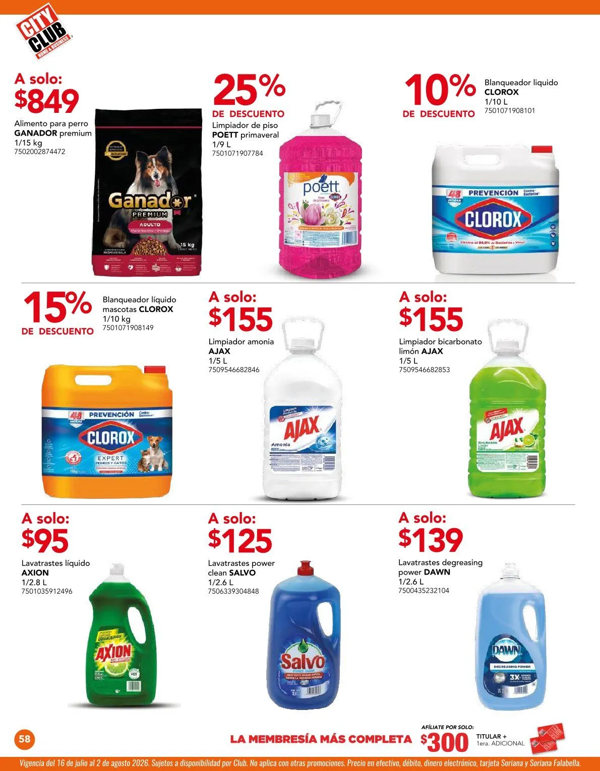 Catálogo de City Club Ofertas 1 de julio al 31 de julio 2026 - Pagina 58