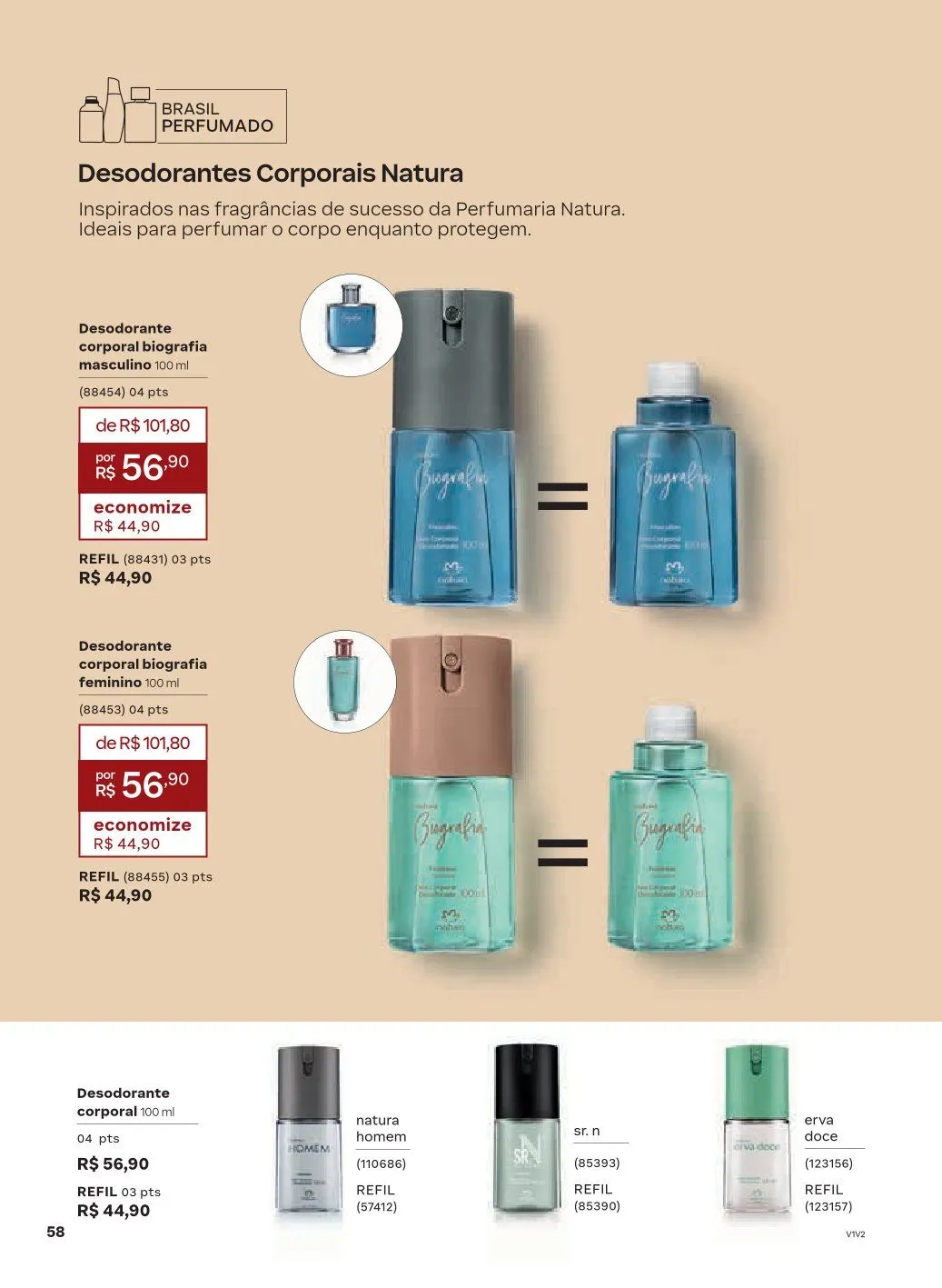 Encarte de NATURA 1 de abril até 30 de abril 2026 - Pagina 58