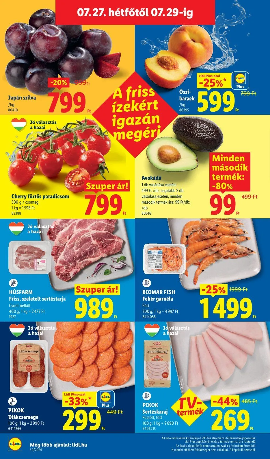 Katalógus  Lidl legfrissebb ajánlatai július 23.-tól július 29.-ig 2026. - Oldal 58