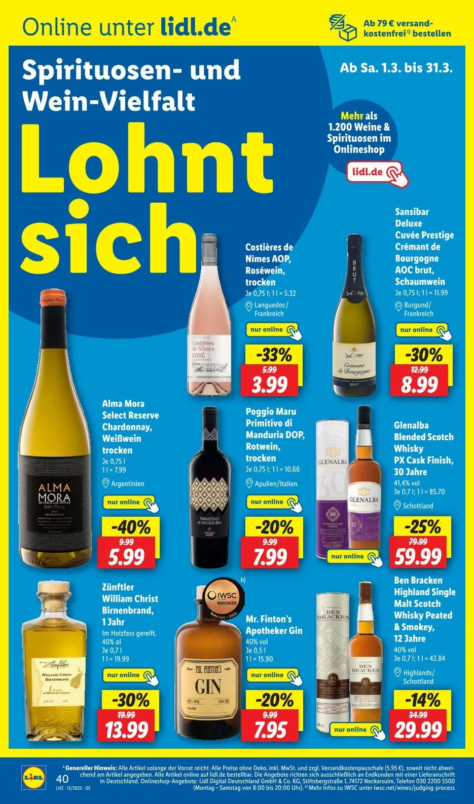 Lidl Prospekt von 24. März bis 29. März 2025 - Prospekt seite 58