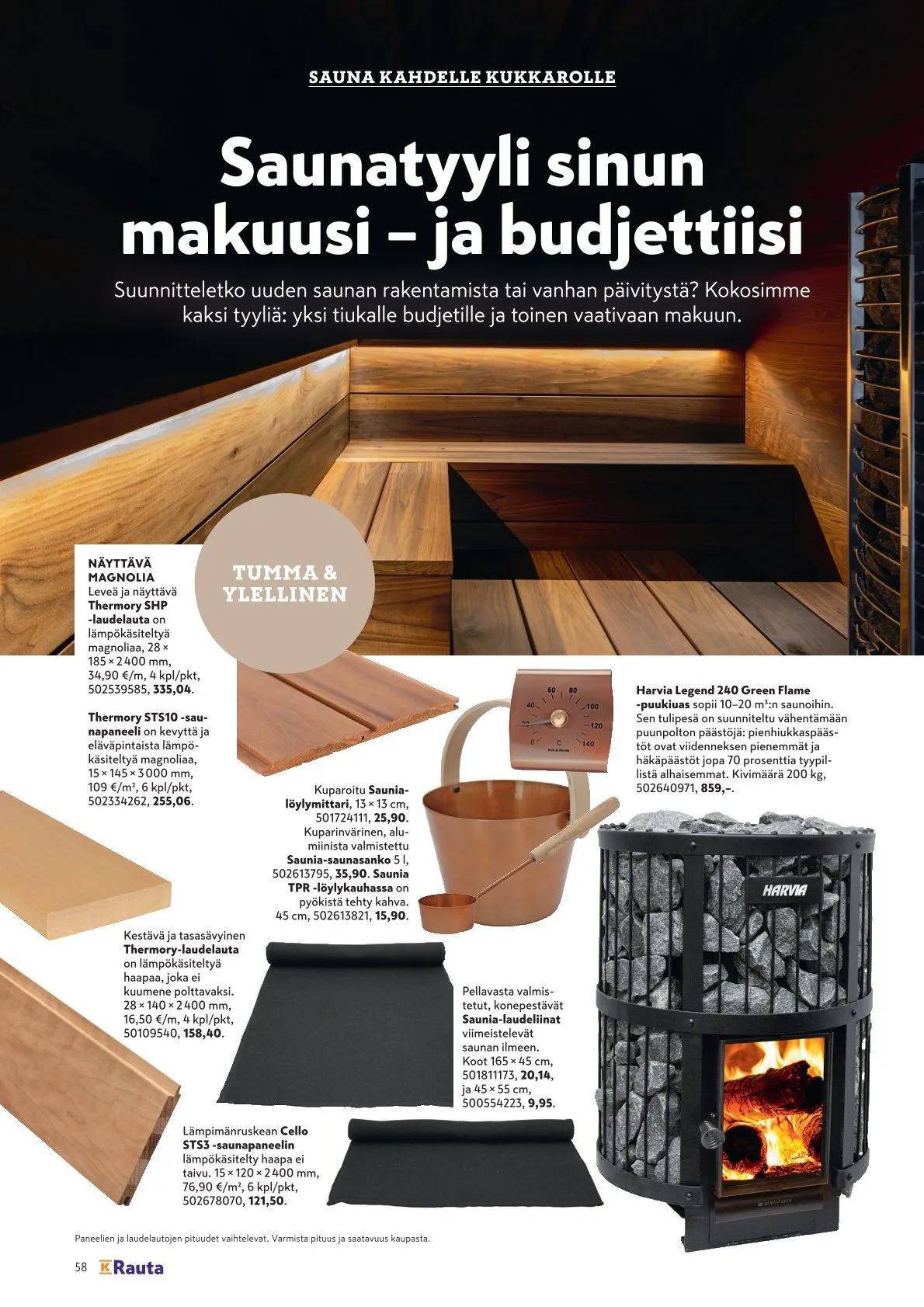 Kaupan K-Rauta uusimmat tarjoukset voimassa alkaen 5. helmikuuta - 28. helmikuuta 2026 - Tarjouslehti sivu 58