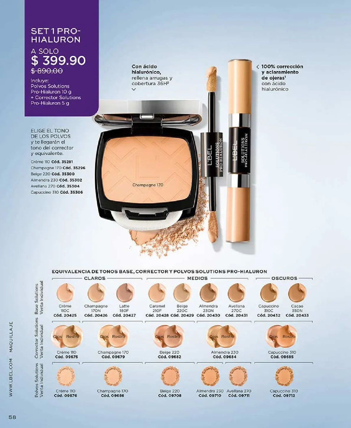Catálogo de  L'Bel catálogos y ofertas 2 de marzo al 31 de marzo 2026 - Pagina 58