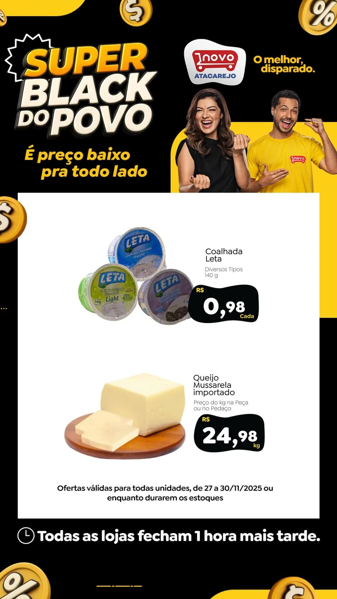 Encarte de Ofertas da Black Friday em Novo Atacarejo 27 de novembro até 30 de novembro 2025 - Pagina