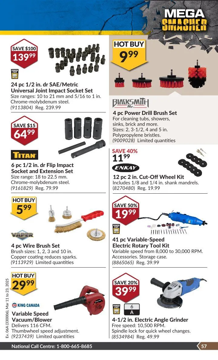 Princess Auto flyers from March 11 to March 23 2025 - flyer page 58