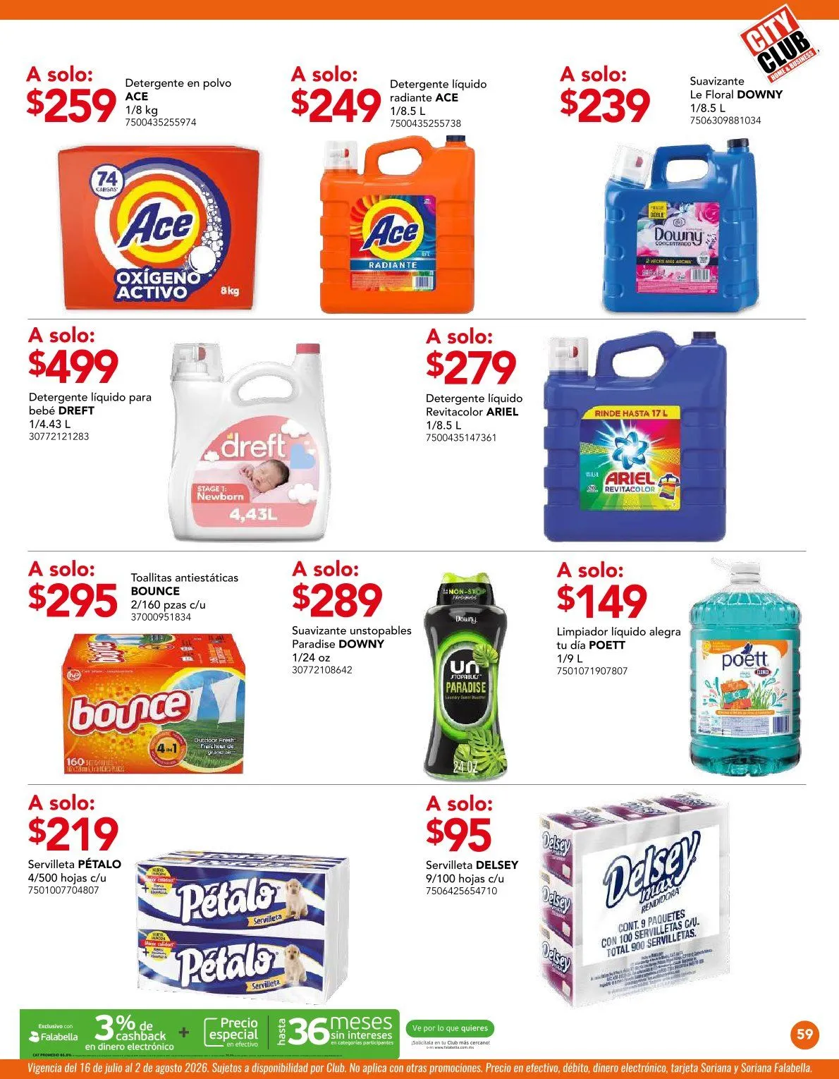 Catálogo de City Club Ofertas 1 de julio al 31 de julio 2026 - Pagina 59