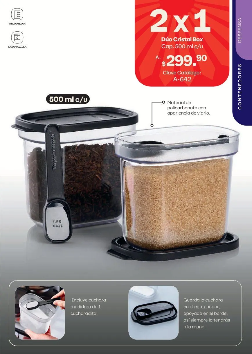 Catálogo de Tupperware Ofertas 15 de junio al 12 de julio 2026 - Pagina 59