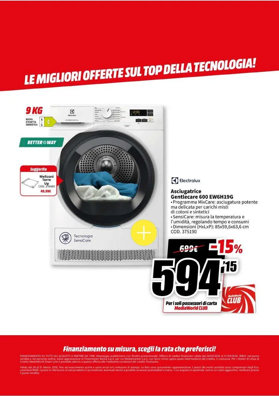 Mediaworld Volantino da 24 marzo a 31 marzo di 2026 - Pagina del volantino 59