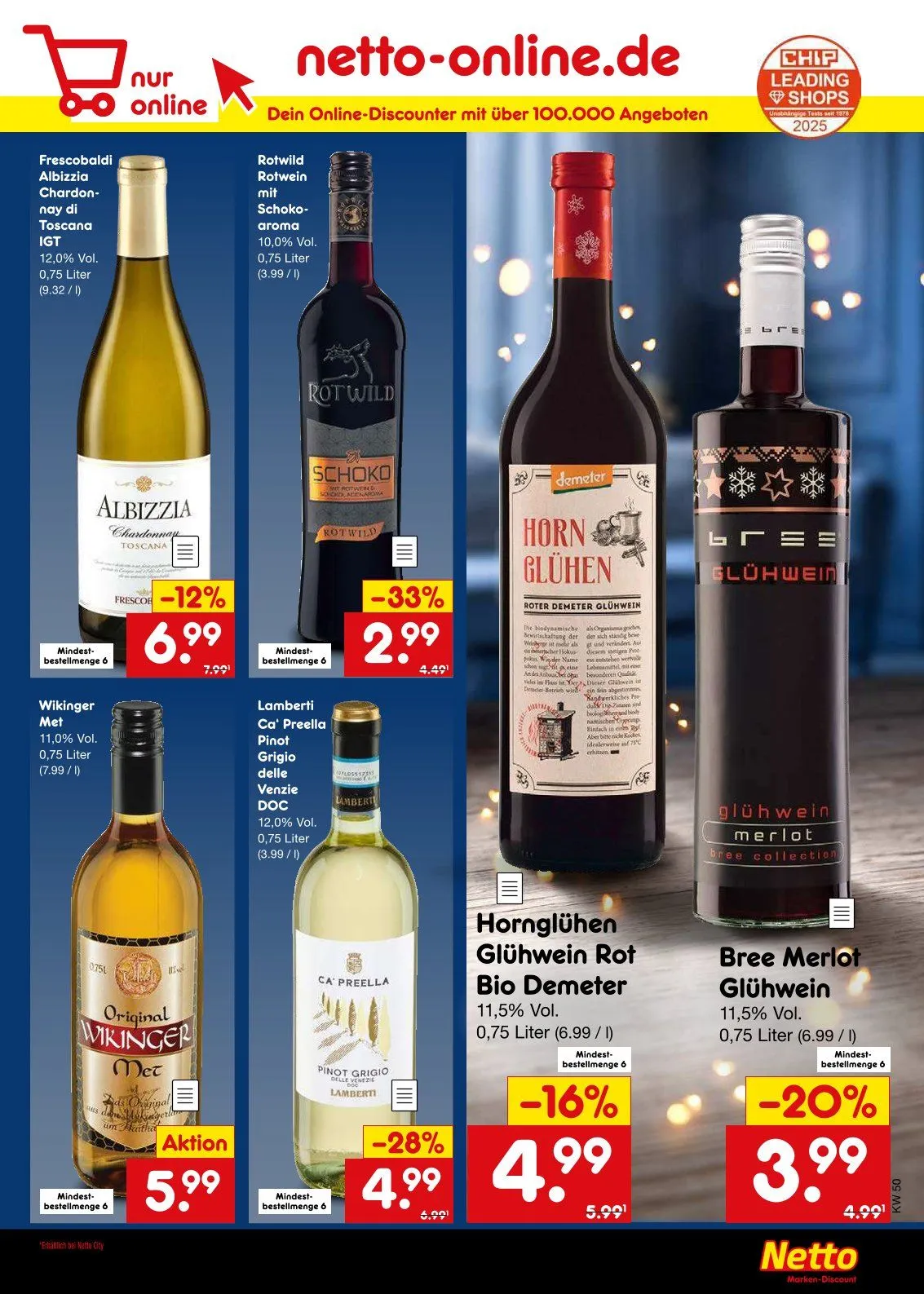 Netto Marken-Discount Angebote von 8. Dezember bis 13. Dezember 2025 - Prospekt seite 58