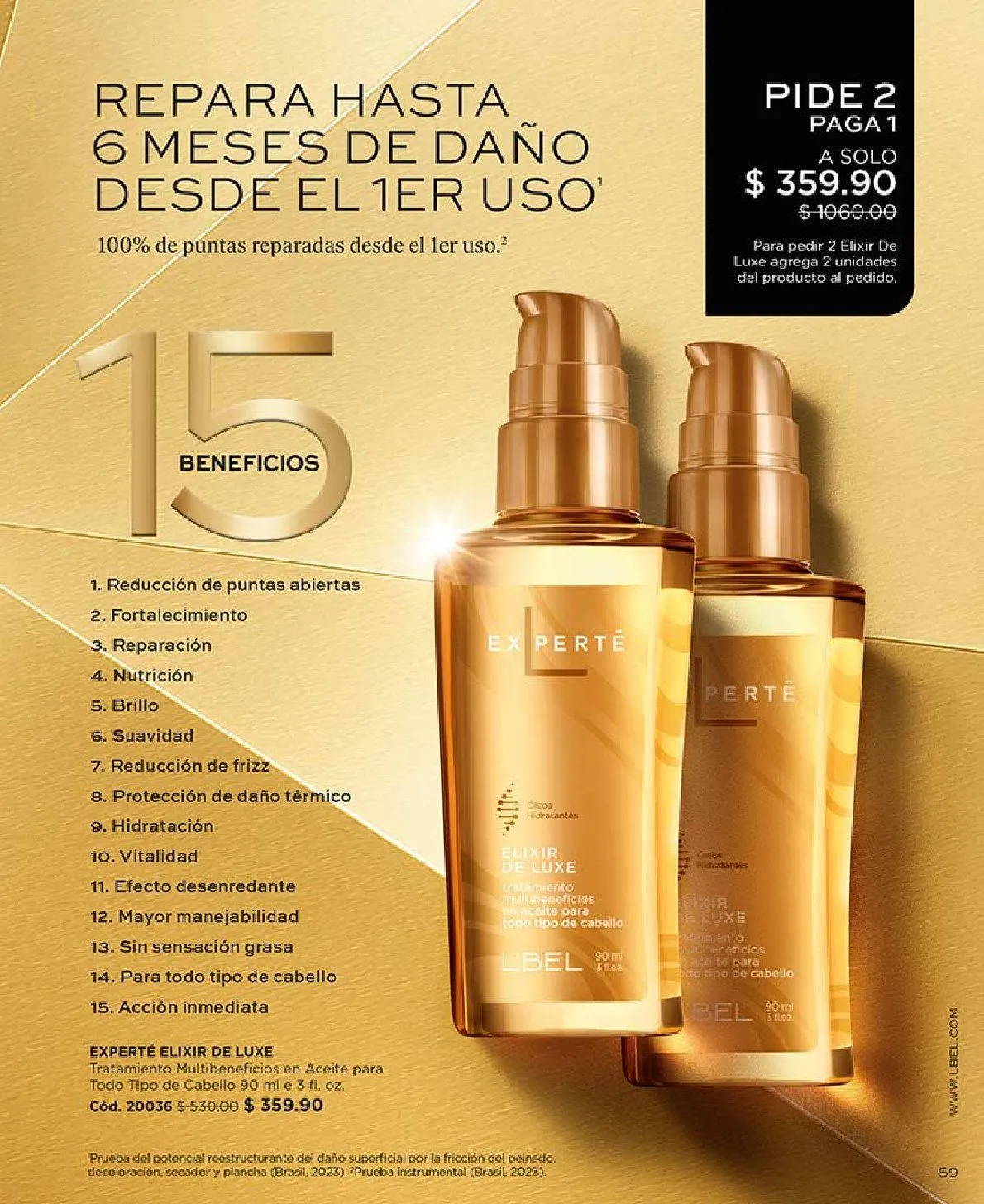 Catálogo de L'Bel catálogos y ofertas 8 de enero al 1 de febrero 2026 - Pagina 59