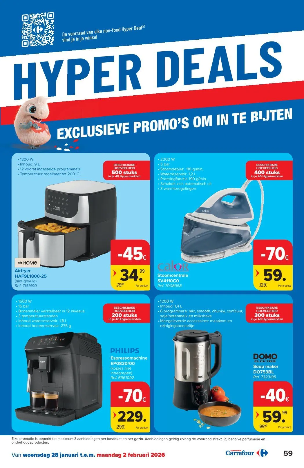Carrefour folder van 28 januari tot 9 februari 2026 - folder pagina 59
