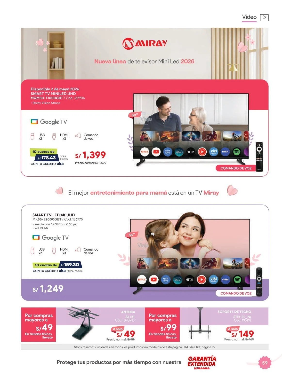 Catalogo de Hiraoka Ofertas 25 de abril al 17 de mayo 2026 - Pag 59