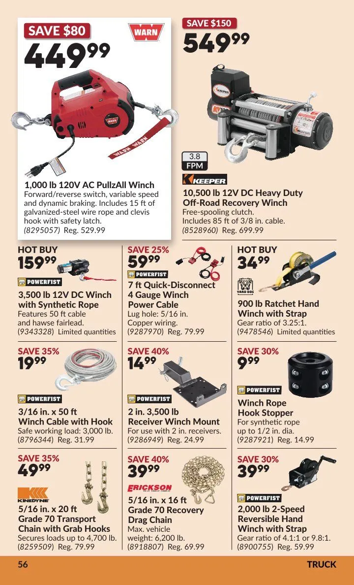 Princess Auto Sales from April 7 to April 19 2026 - flyer page 59