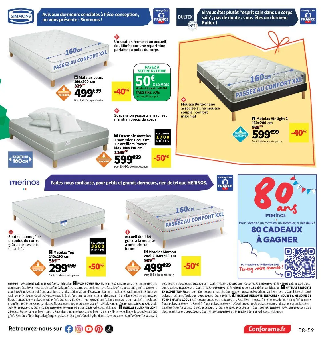 Catalogues Conforama du 28 octobre au 25 décembre 2025 - Catalogue page 59