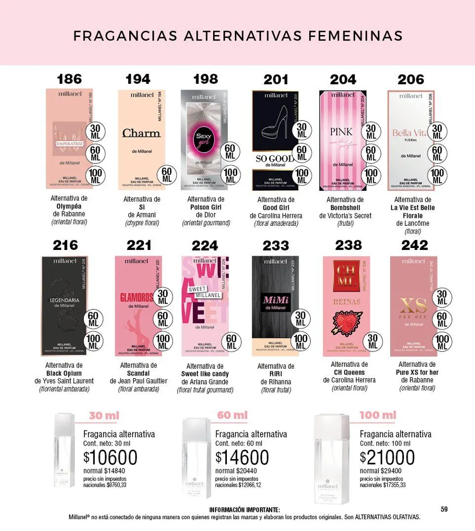 Ofertas de  Ofertas Millanel  20 de julio al 16 de agosto 2026 - Página 59 del catálogo
