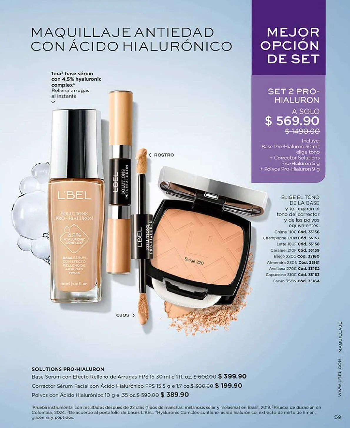 Catálogo de  L'Bel catálogos y ofertas 2 de marzo al 31 de marzo 2026 - Pagina 59