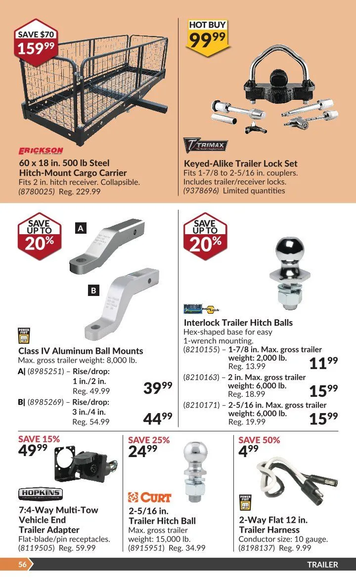 Princess Auto Sales from March 25 to April 6 2025 - flyer page 68