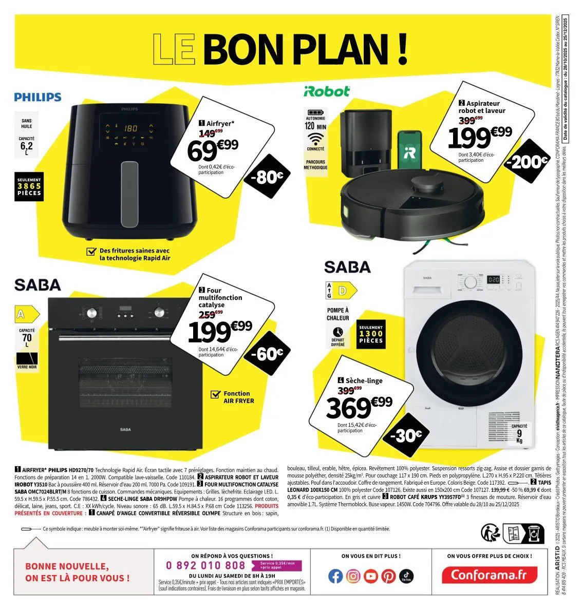 Catalogues Conforama du 28 octobre au 25 décembre 2025 - Catalogue page 60