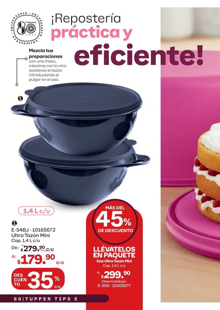 Catálogo de Tupperware Ofertas 17 de abril al 20 de mayo 2026 - Pagina 60