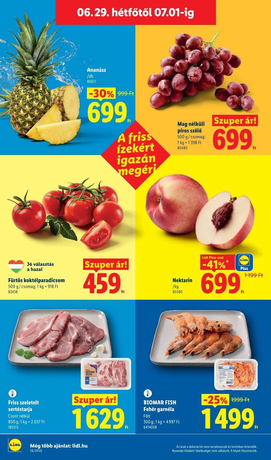 Katalógus Lidl legfrissebb ajánlatai június 25.-tól július 7.-ig 2026. - Oldal 60