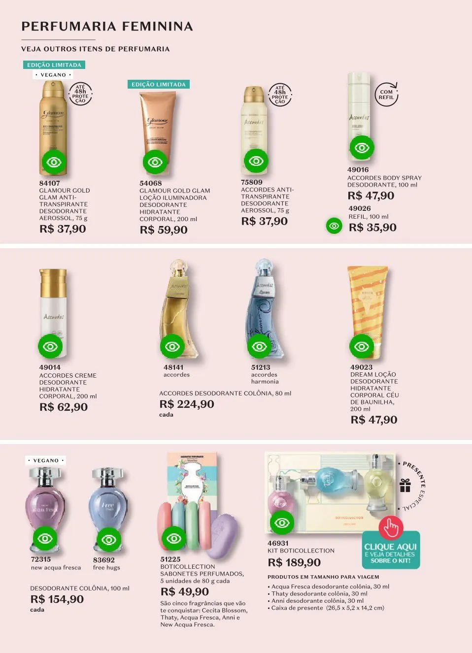 Encarte de Boticario Ofertas 15 de abril até 13 de maio 2025 - Pagina 61