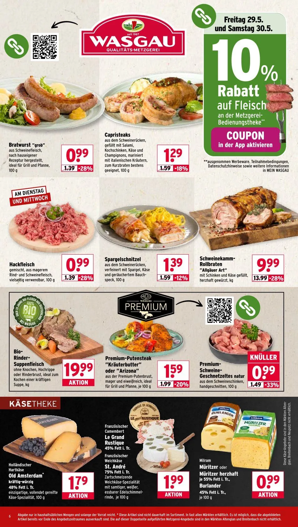 Wasgau Angebote von 26. Mai bis 30. Mai 2026 - Prospekt seite 6