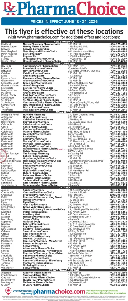 PharmaChoice Sales from June 18 to June 24 2026 - flyer page 6