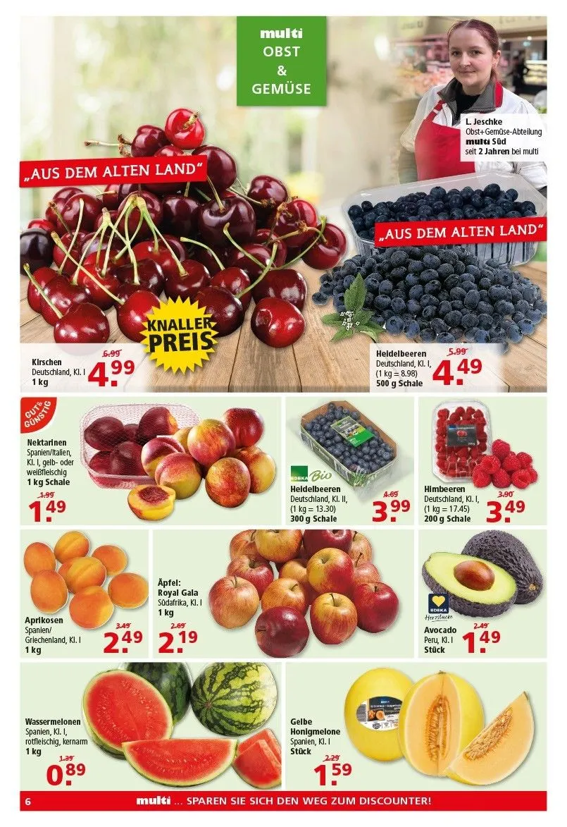 Multi Markt Angebote von 13. Juli bis 18. Juli 2026 - Prospekt seite 6