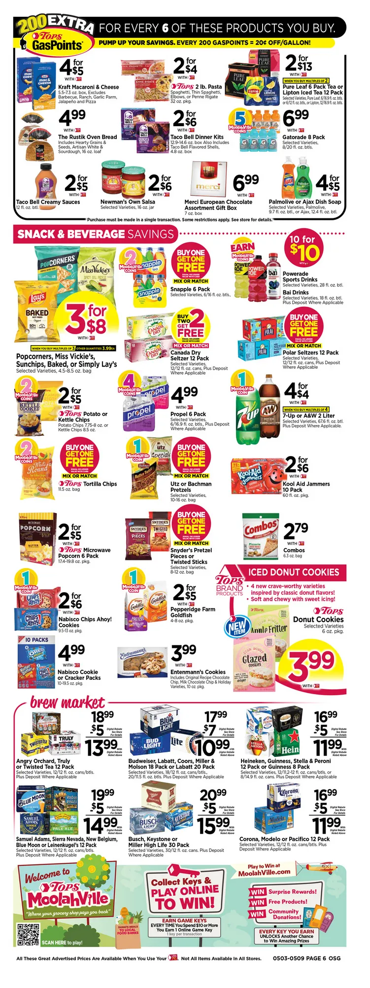 Weekly promotion Tops Friendly Markets Sales spanning from May 3 to May 9 2026 - Page 6 for Catalogue 365