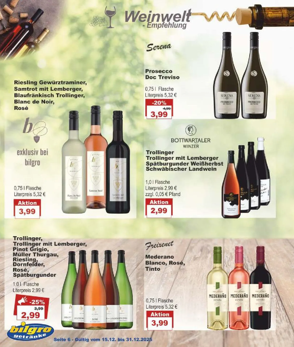 Bilgro Angebote von 16. Dezember bis 31. Dezember 2025 - Prospekt seite 6