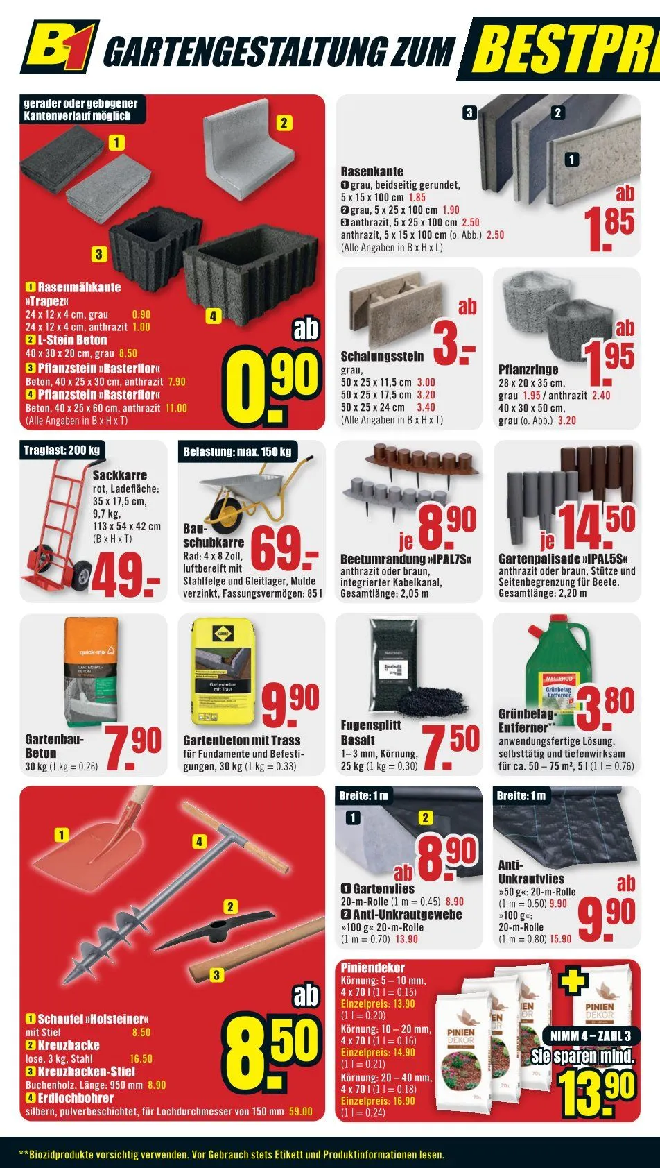 B1 Discount Baumarky Angebote von 12. April bis 17. April 2025 - Prospekt seite 5