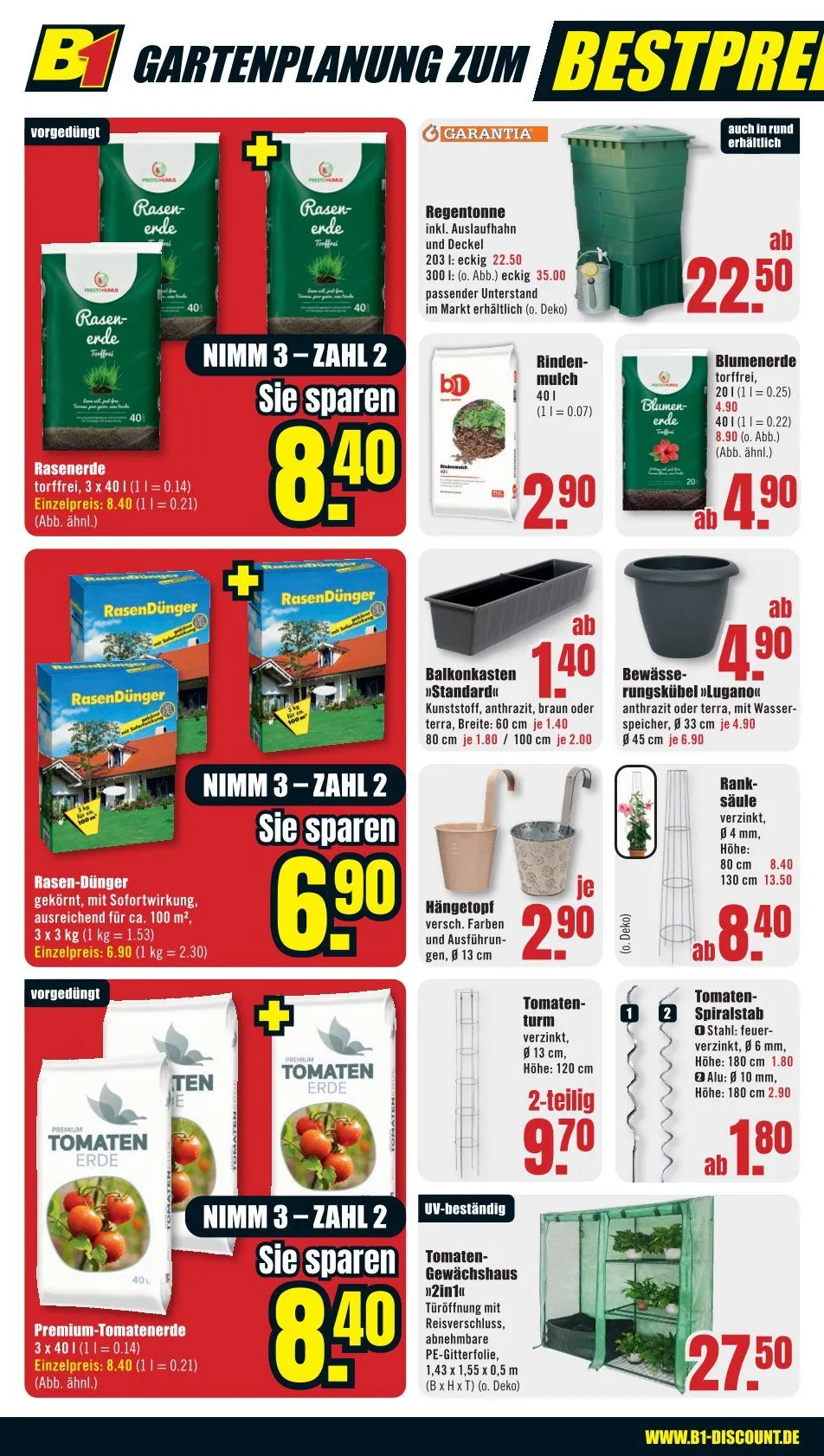 B1 Discount Baumarkt Angebote von 4. April bis 10. April 2026 - Prospekt seite 6