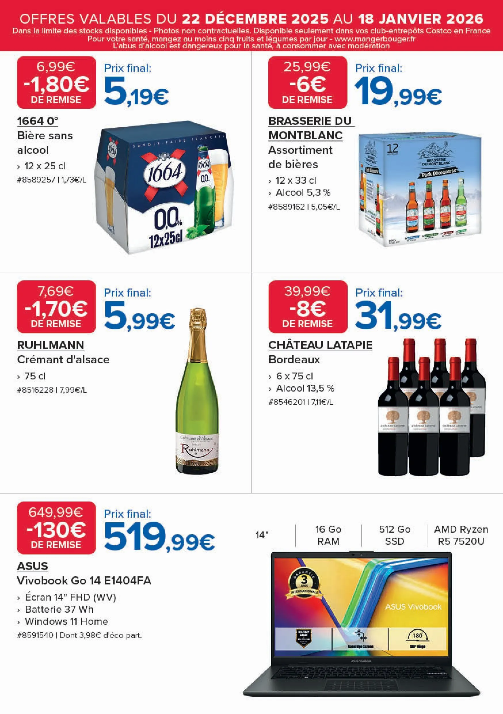 Costco Catalogue du 22 décembre au 18 janvier 2026 - Catalogue page 6