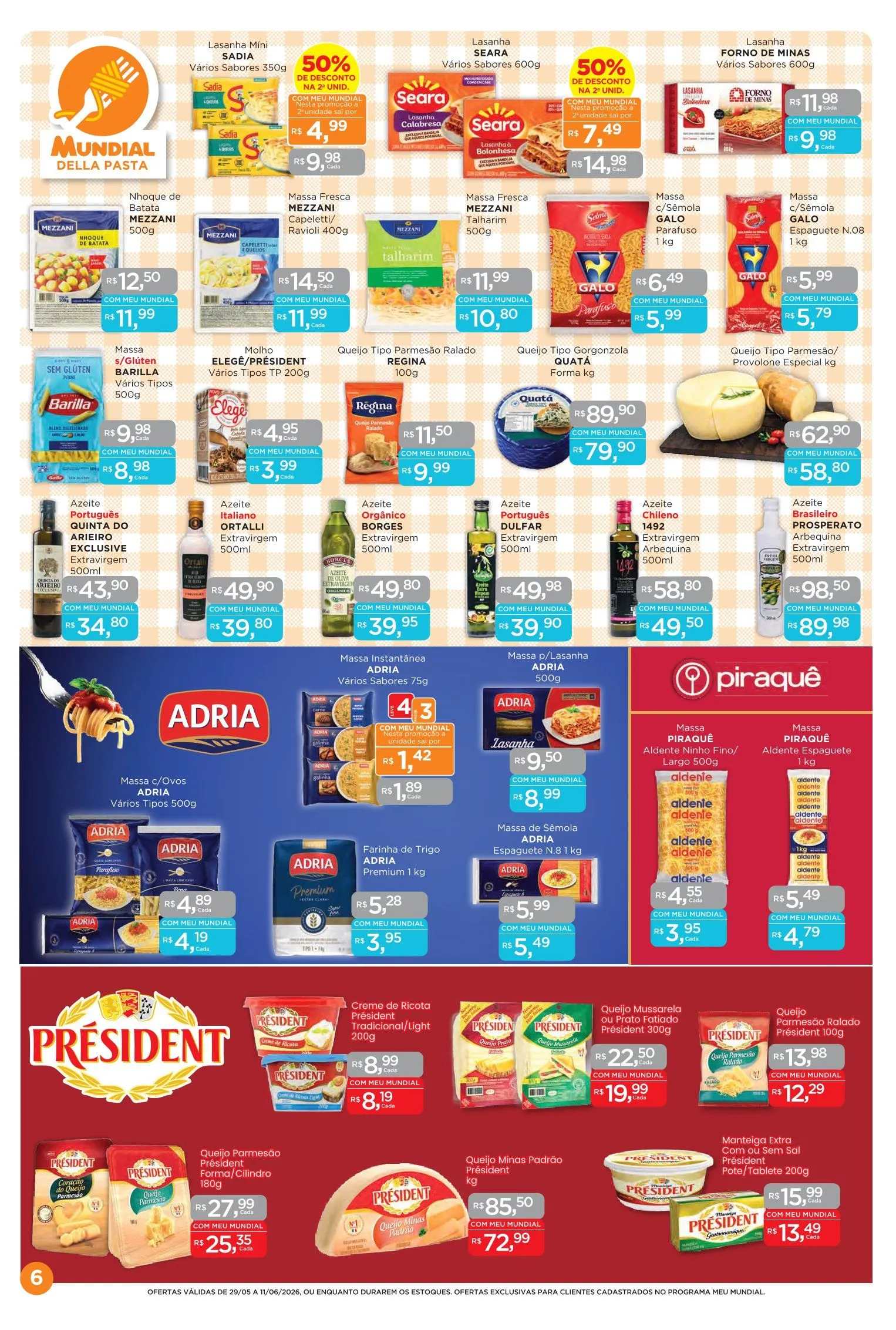 Encarte de Folhetos Supermercados Mundial 29 de maio até 11 de junho 2026 - Pagina 6