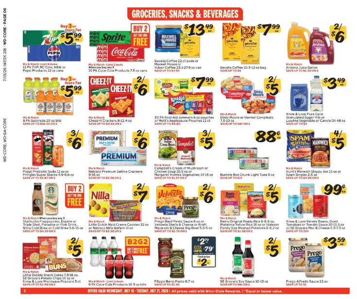 Weekly ad  Winn Dixie Sales from July 15 to July 21 2026 - Page 6