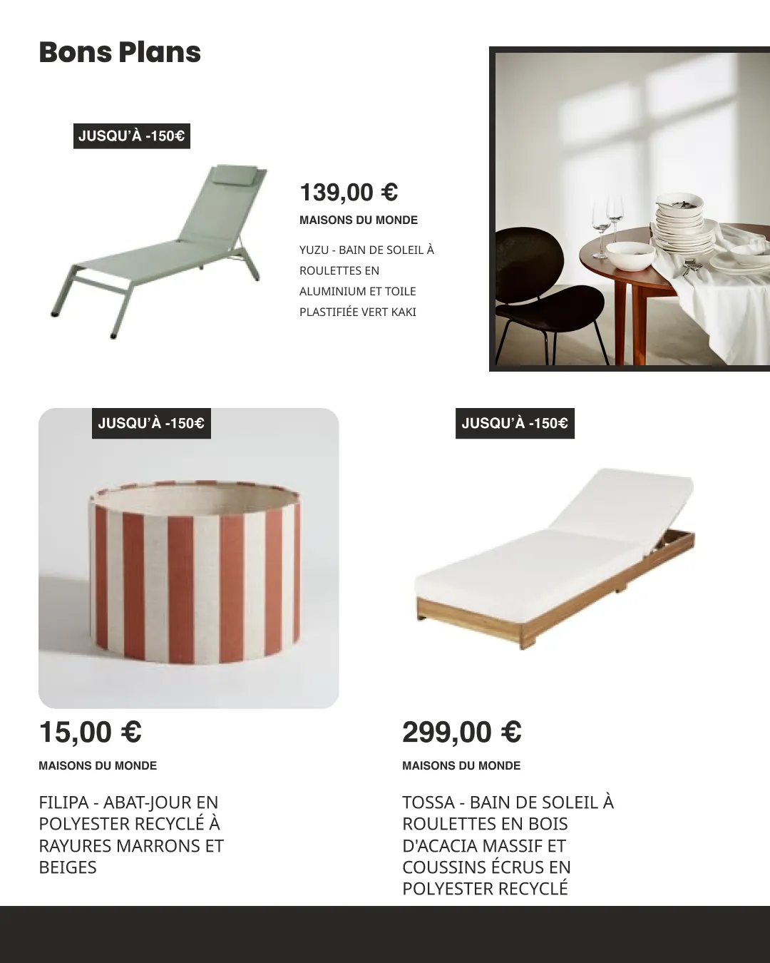 Catalogues Maisons du Monde du 27 mai au 10 juin 2026 - Catalogue page 6