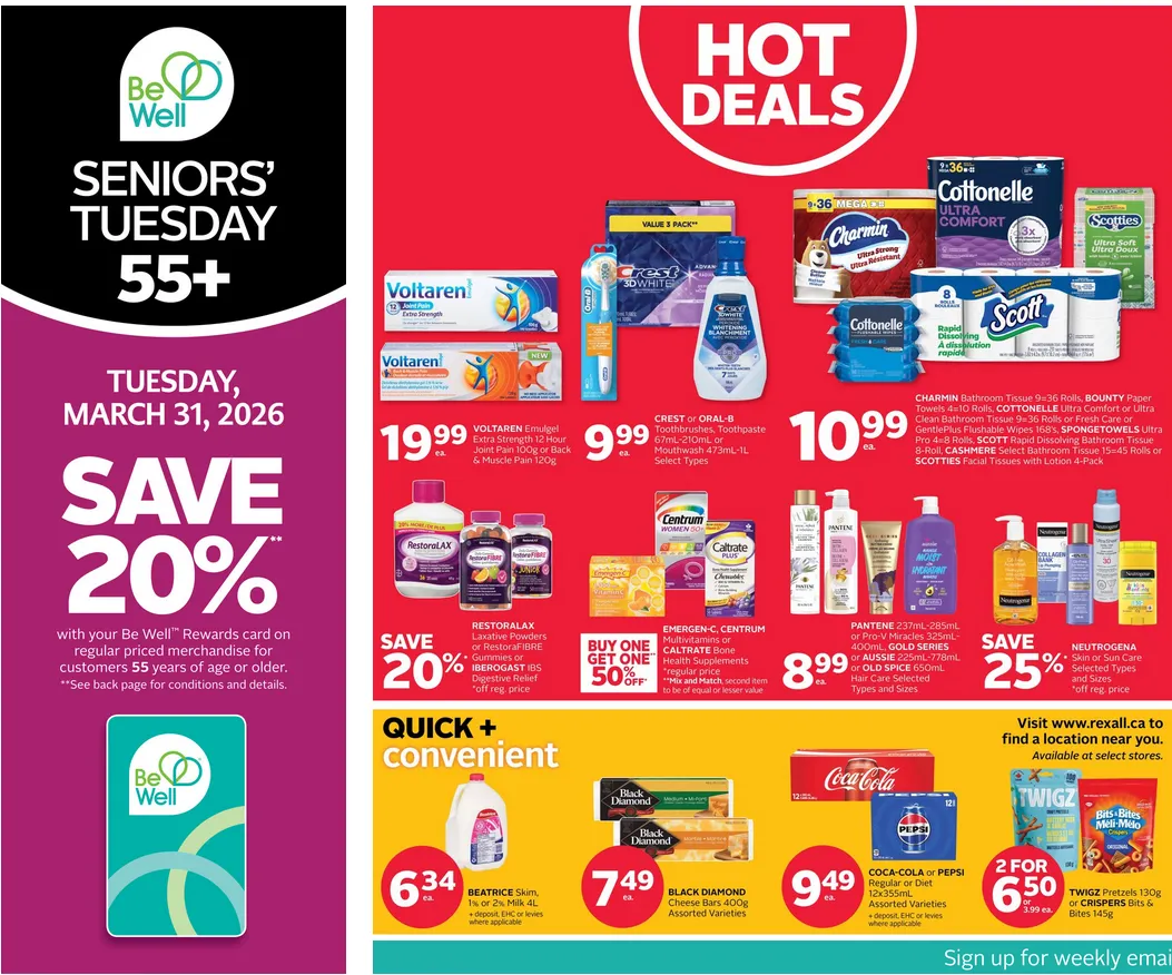 Rexall Sales from March 27 to April 2 2026 - flyer page 4