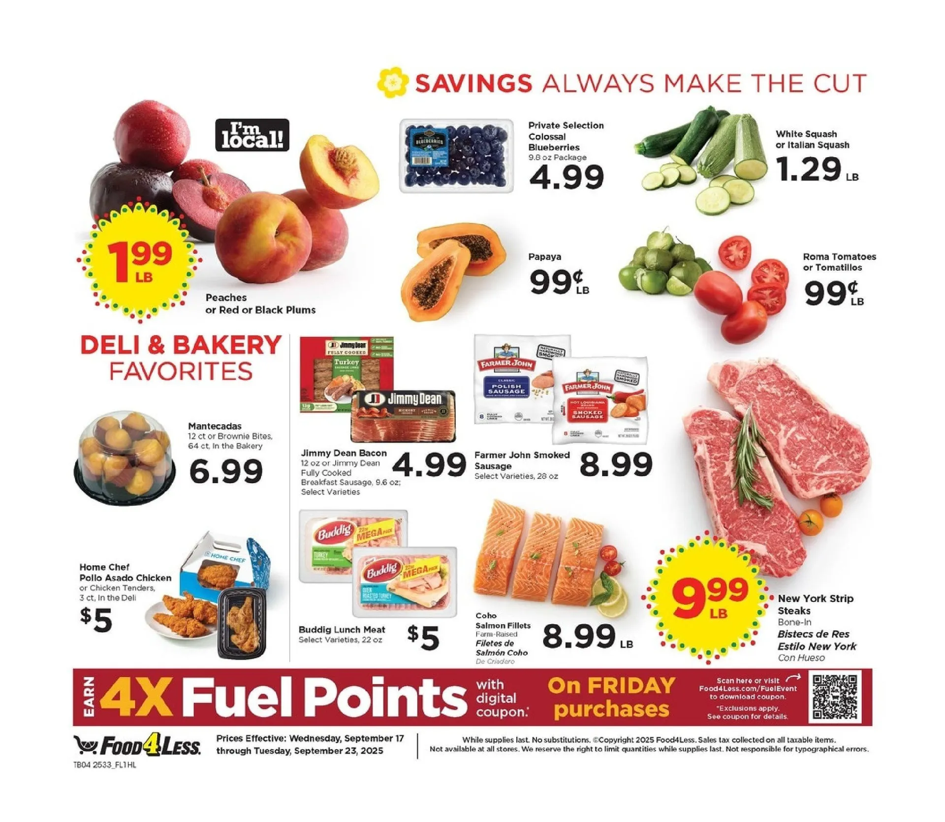 Weekly ad Food 4 Less Sales from September 17 to September 23 2025 - Page 6