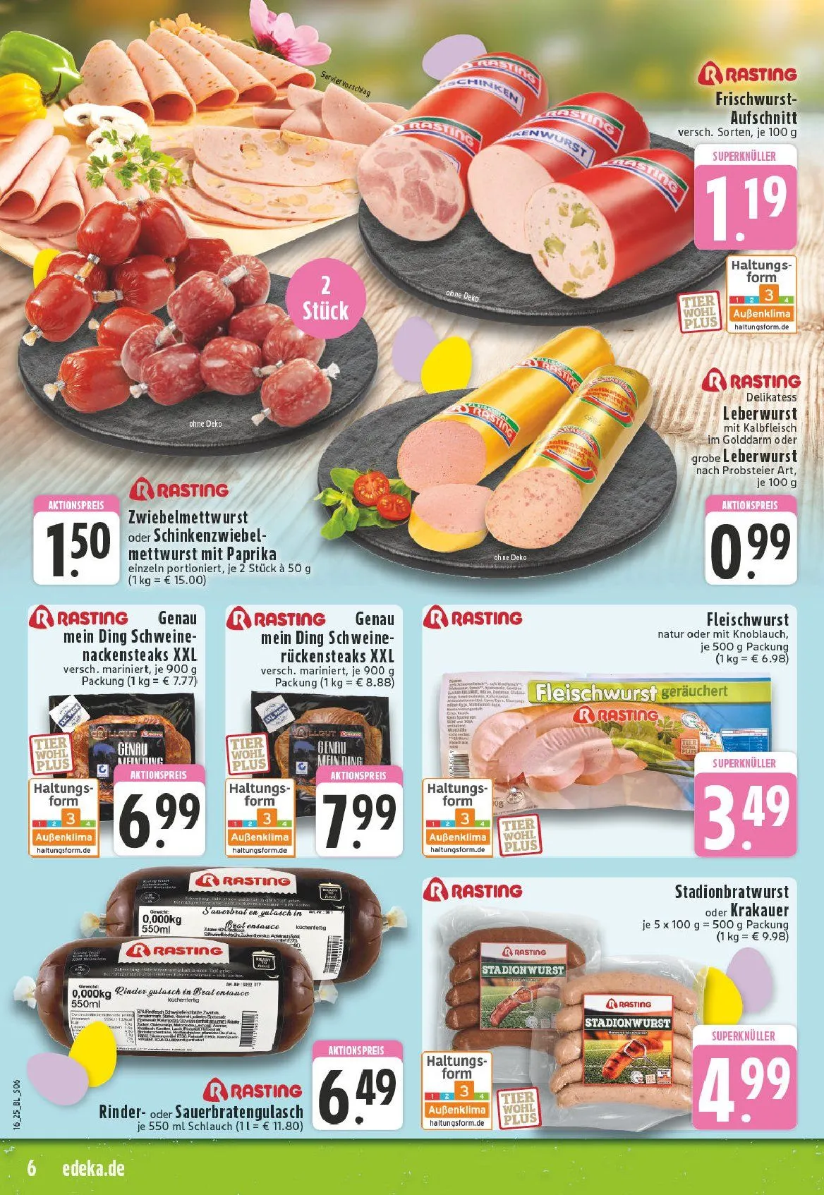 Edeka Angebote von 14. April bis 19. April 2025 - Prospekt seite 6