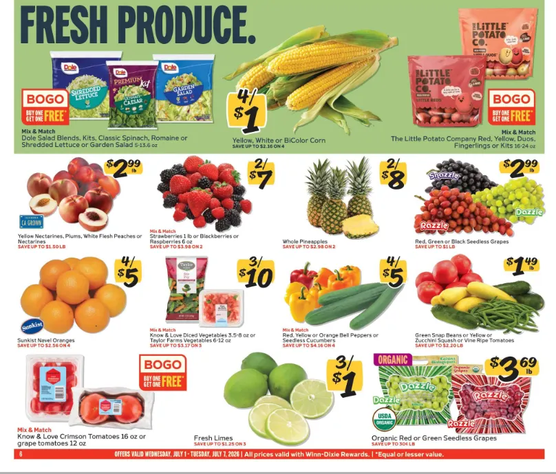 Weekly ad Winn Dixie Sales from July 1 to July 7 2026 - Page 6