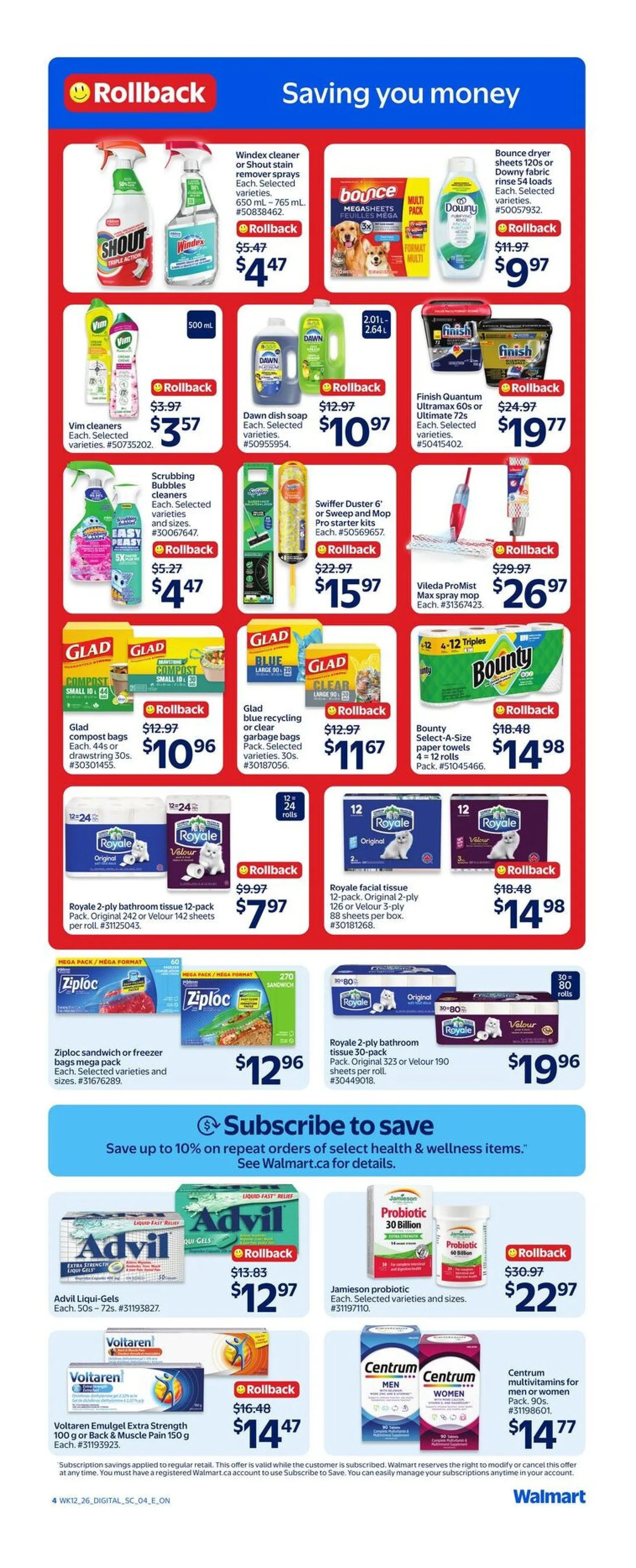  Walmart Sales from April 16 to April 22 2026 - flyer page 6
