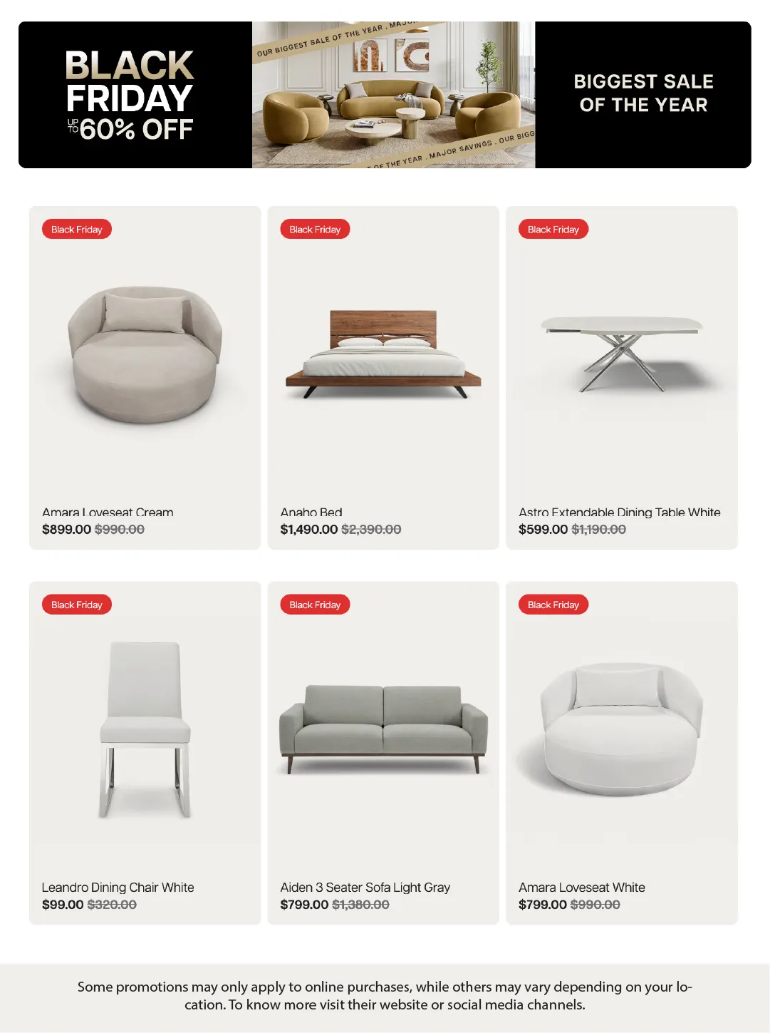 Weekly ad Modani Furniture Sales from November 25 to December 6 2025 - Page 5