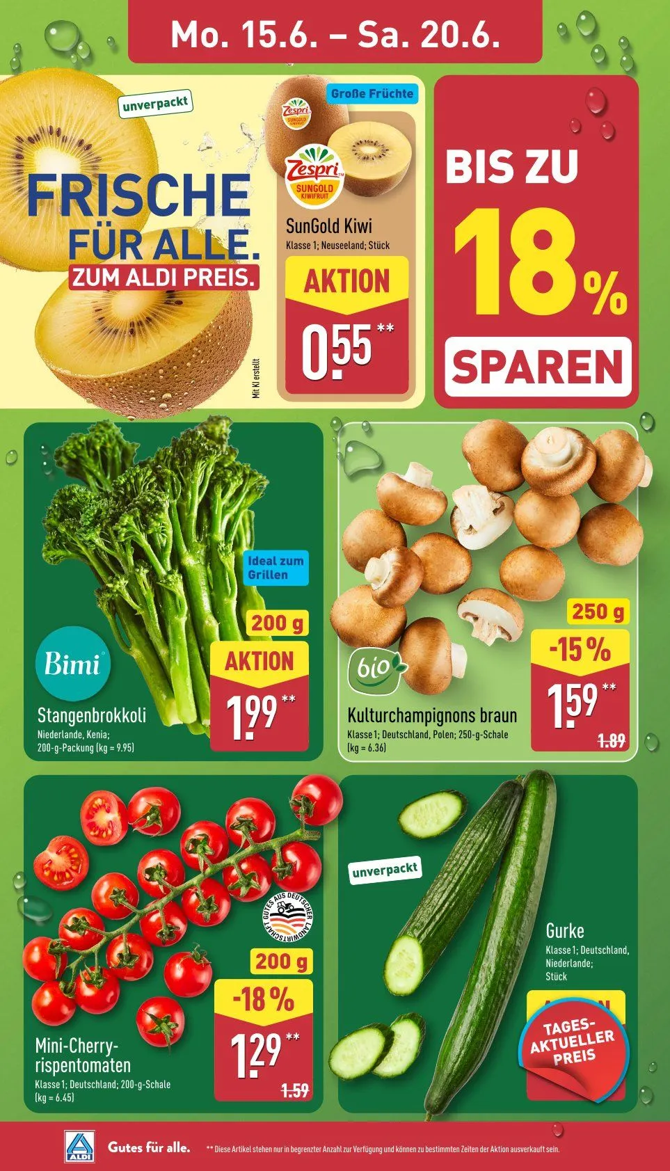  ALDI Nord Prospekte von 15. Juni bis 20. Juni 2026 - Prospekt seite 6