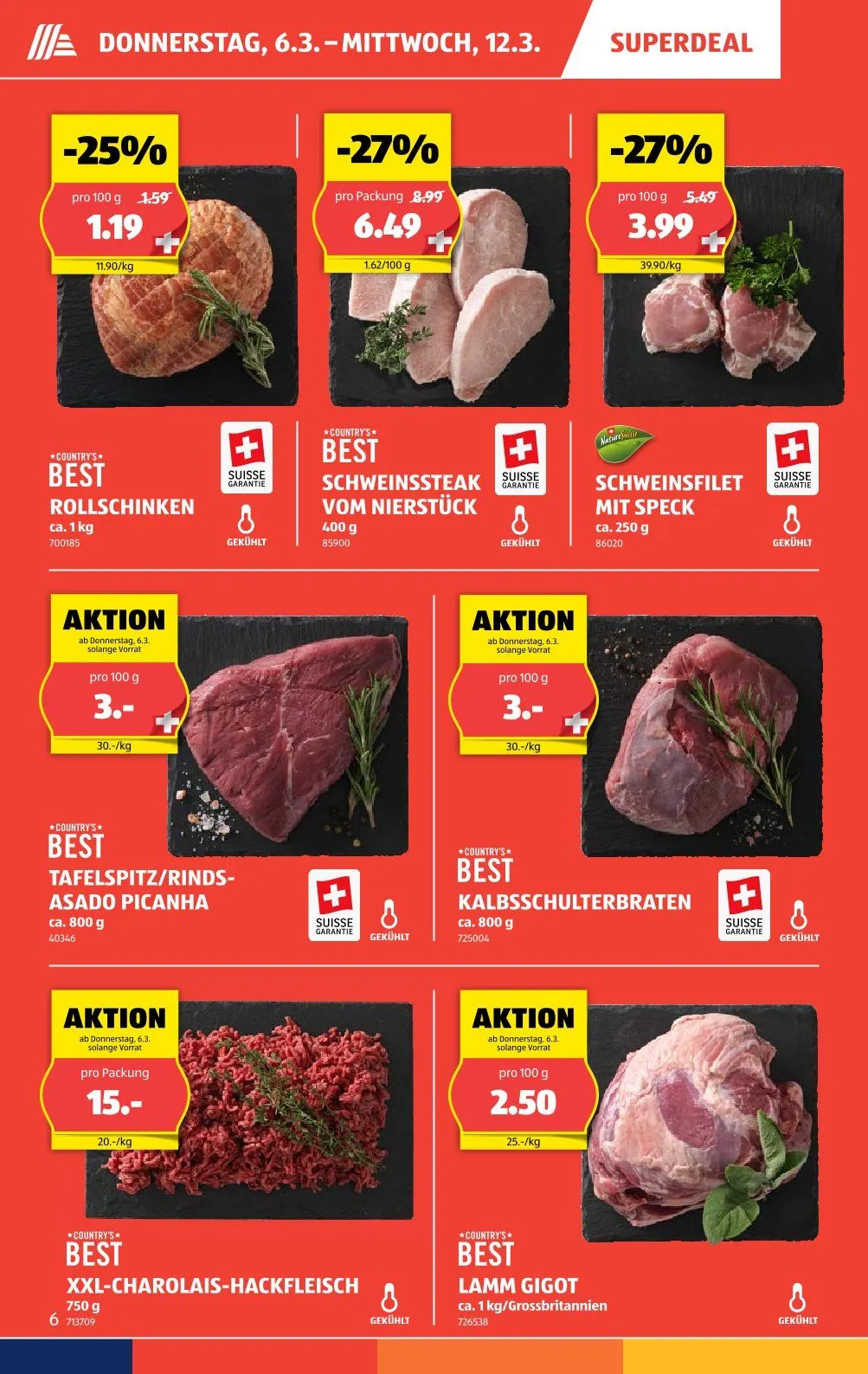 Aldi Prospekt von 6. März bis 12. März 2025 - Prospekt seite  6