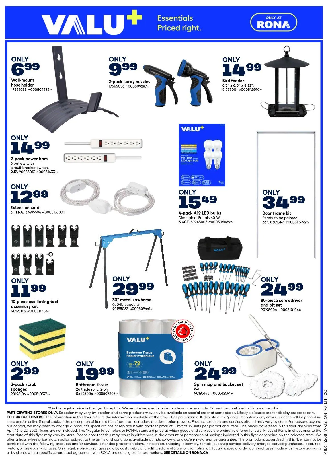  RONA Sales from April 17 to April 20 2026 - flyer page 6