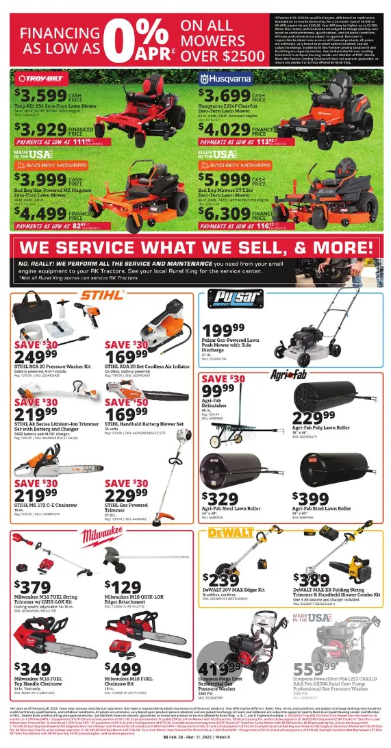 Weekly ad Rural King Sales from February 26 to March 11 2026 - Page 6