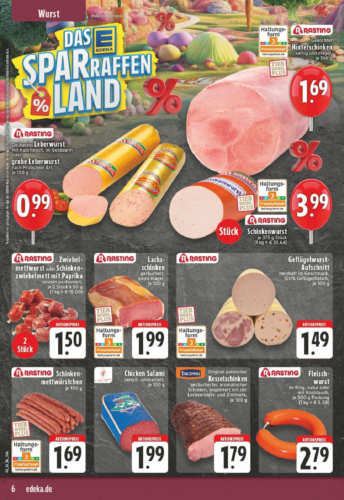 Edeka Angebote von 18. Oktober bis 25. Oktober 2025 - Prospekt seite 6