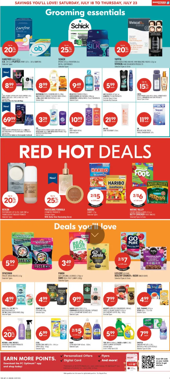 Shoppers Drug Mart Sales from July 18 to July 23 2026 - flyer page 6
