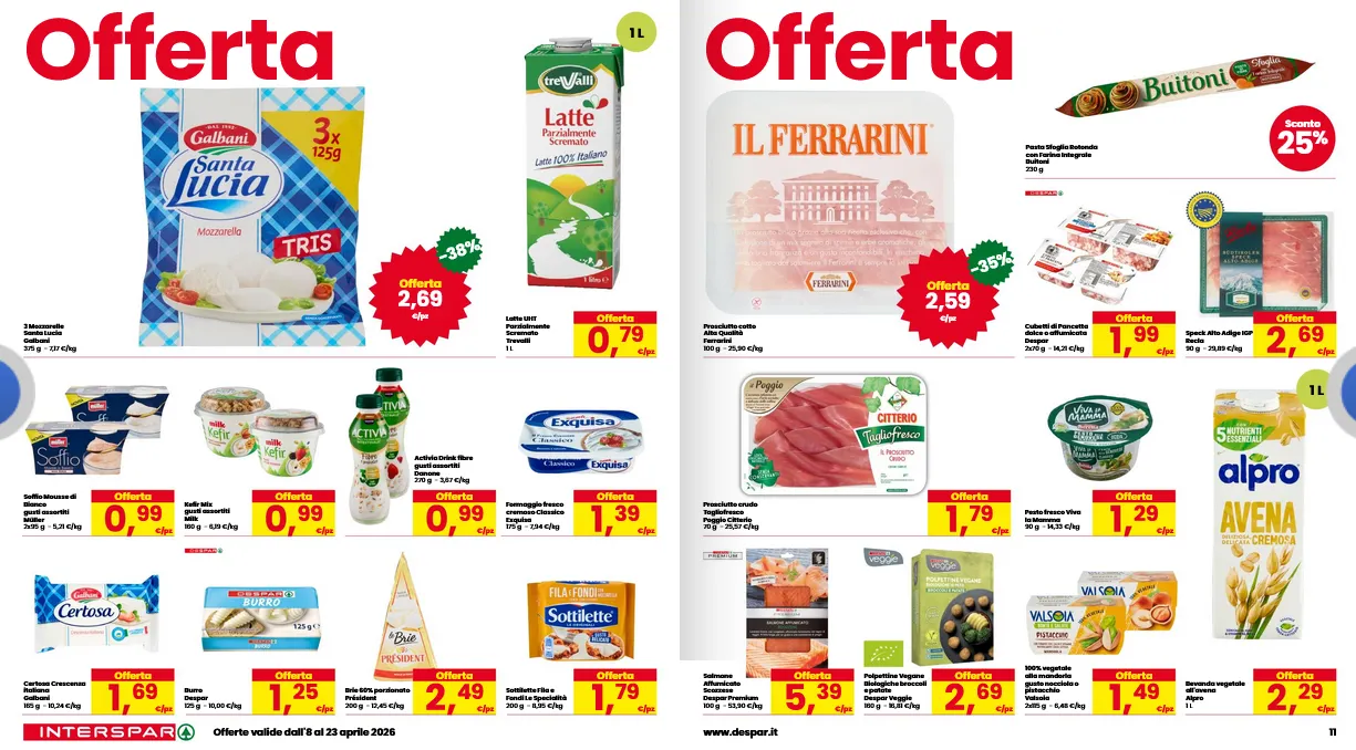 Volantini Interspar da 8 aprile a 23 aprile di 2026 - Pagina del volantino 6
